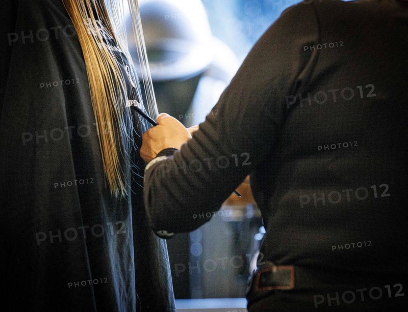 Close-up of a haircut, taken at the Coiffeur Sivan hairdressing salon in Berlin, 22/04/2024