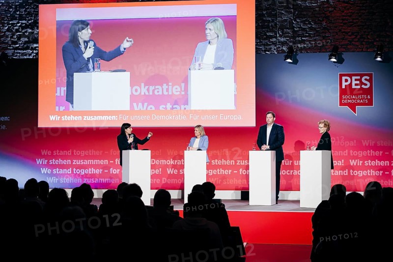 Lars Klingbeil, party chairman of the SPD, recorded at the Social Democratic Congress of the SPD and PES with the motto 'We stand together for our Europe' in Berlin, 4 May 2024
