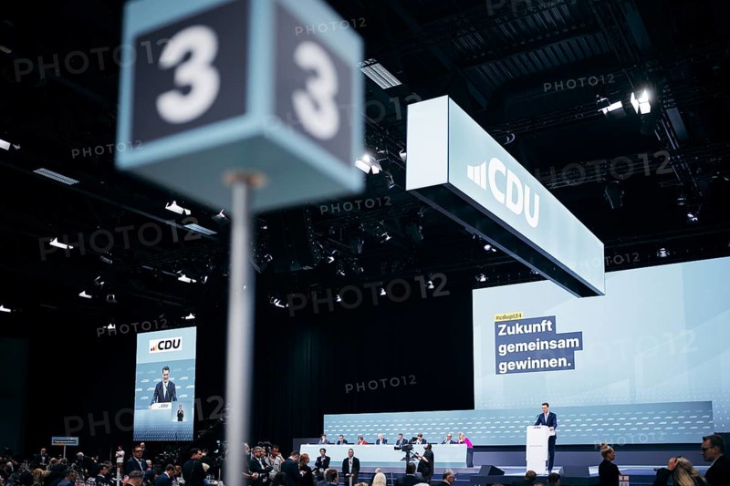 Hendrik Wuest, Minister-President of North Rhine-Westphalia, photographed at the 2024 CDU party conference in Berlin, 6 May 2024