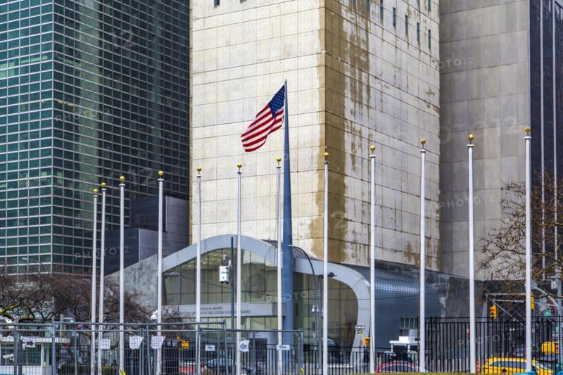 US Mission to the United Nations opposite the UN headquarters in New York