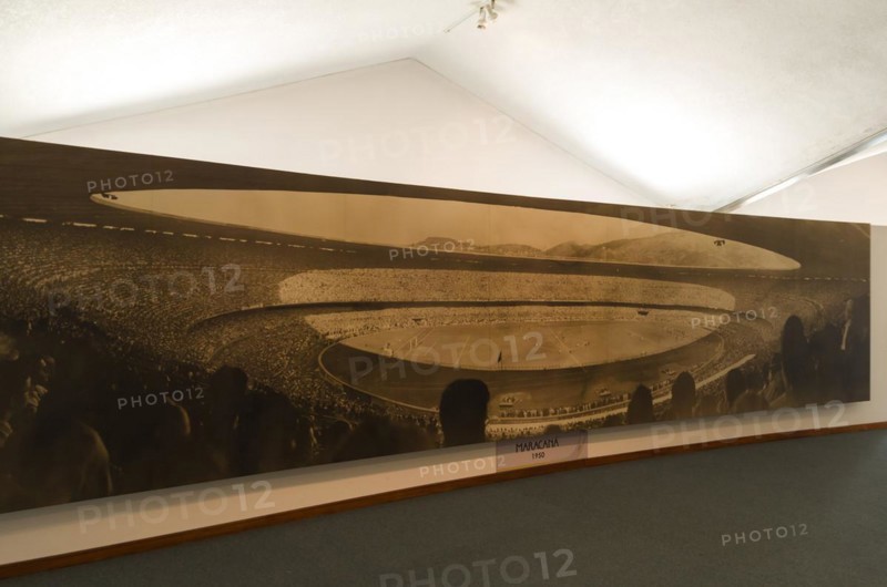 Montevideo, Uruguay, enero 02, 2024: Soccer museum, located inside the Centenario Stadium, South America
