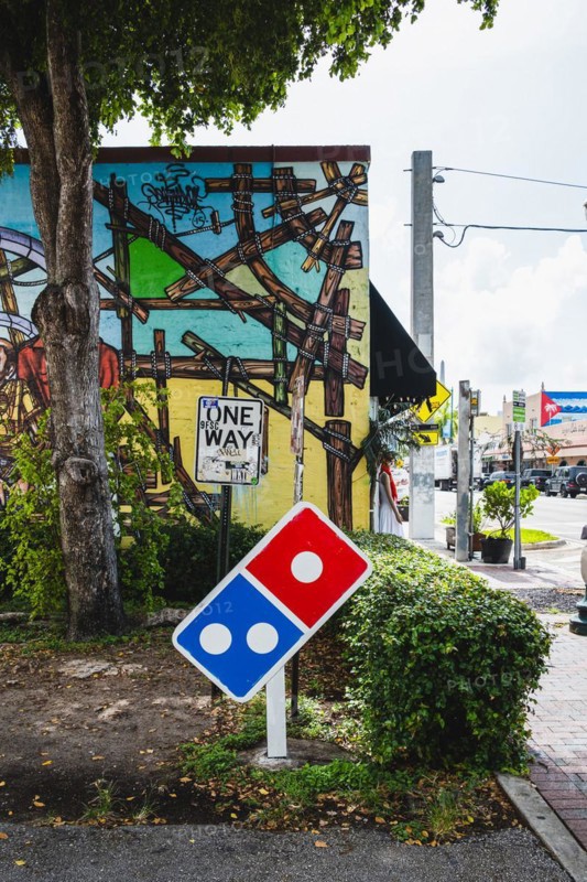 Dominos Pizza, 1575 SW 8th St, Little Havana, Miami, Florida, USA, North America
