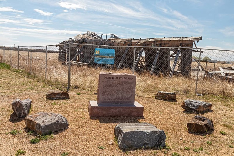 Dearfield, Colorado, The Dearfield Homestead historic town site. About 300 people lived and farmed here around 1915. The town promoted African-American land ownership and economic independence. The site is being considered for inclusion in the National Park Service system