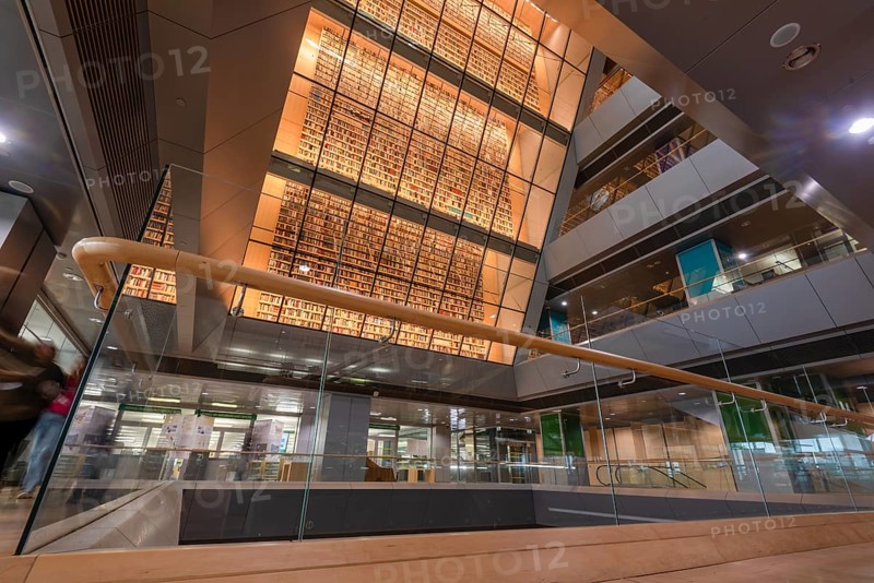 Latvian National Library, also called Gaismas pils (Castle of Light), building designed by Gunars Birkerts, Latvian-born US architect, Riga, Latvia, Europe