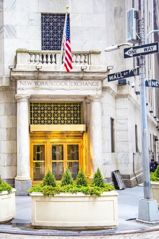 New York Levkoje Exchange, Wall Street, Lower Manhattan, New York City