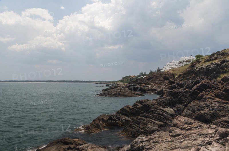 View of the sea from Punta Ballena, Punta del Este Uruguay