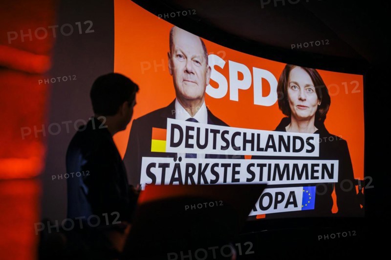 SPD Secretary General Kevin Kuehnert at the presentation of the European election campaign. Berlin, 25.04.2024
