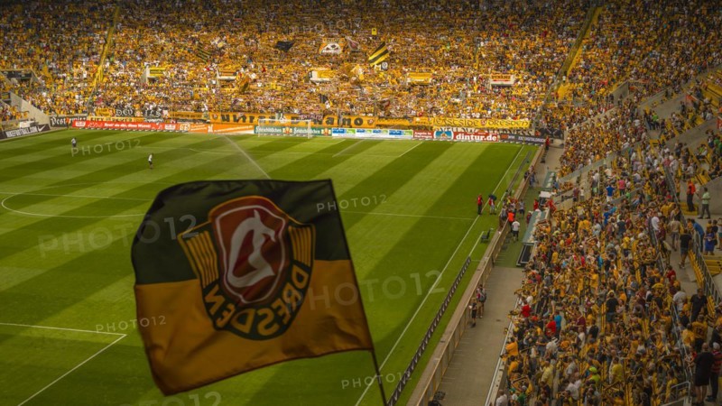 Gluecksgas-Stadion, Dynamo Dresden football stadium, Dresden, Saxony, Germany, Europe
