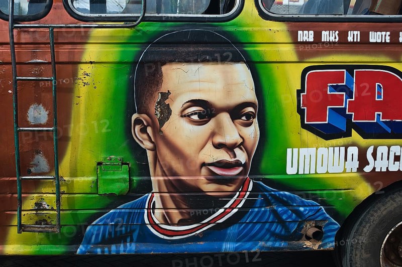 Matatu, public transport, deco, mbappe, football, football player, nairobi, kenya