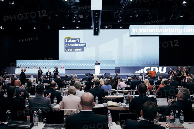 Boris Rhein, Minister-President of Hesse, photographed at the CDU Germany 2024 party conference in Berlin, 6 May 2024