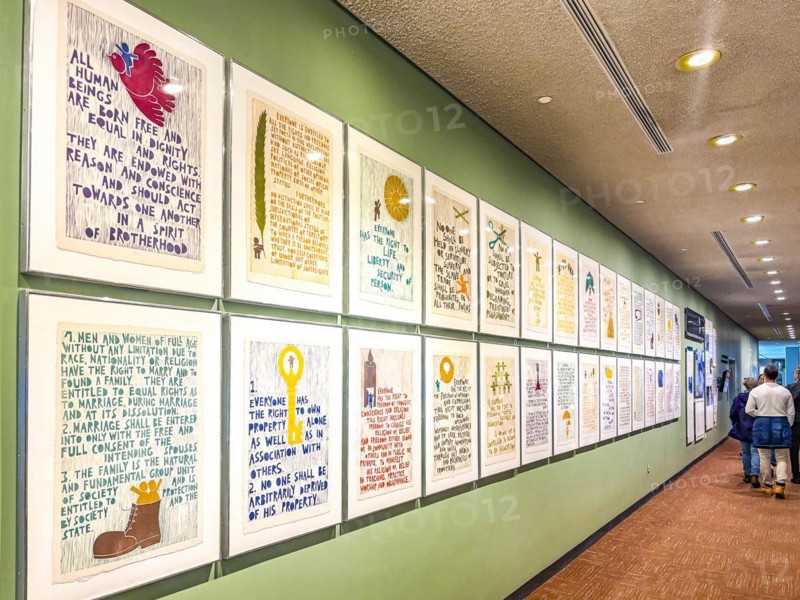Permanent exhibition on human rights at the UN headquarters in New York