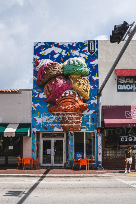 Azucar Ice Cream, Little Havana, 1503 SW 8th St, Miami, Florida, USA, North America