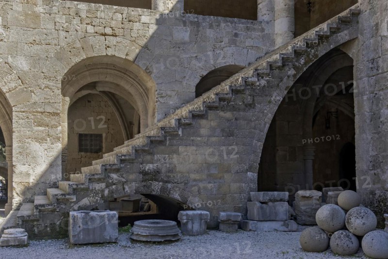 Archaeological Museum, former hospital of the Order of St John, 15th century, Old Town, Rhodes Town, Greece, Europe