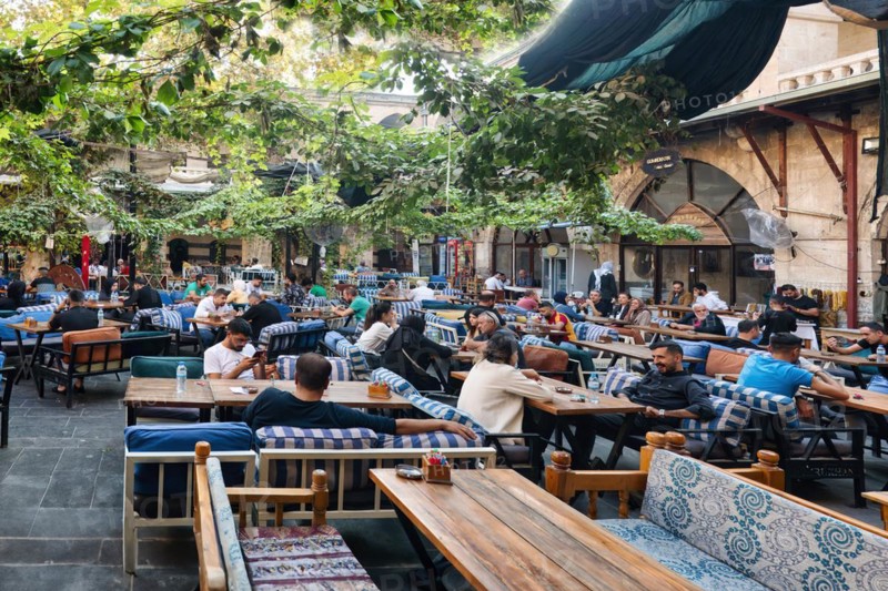 Bazaar cafe, Sanliurfa, Turkey, Asia