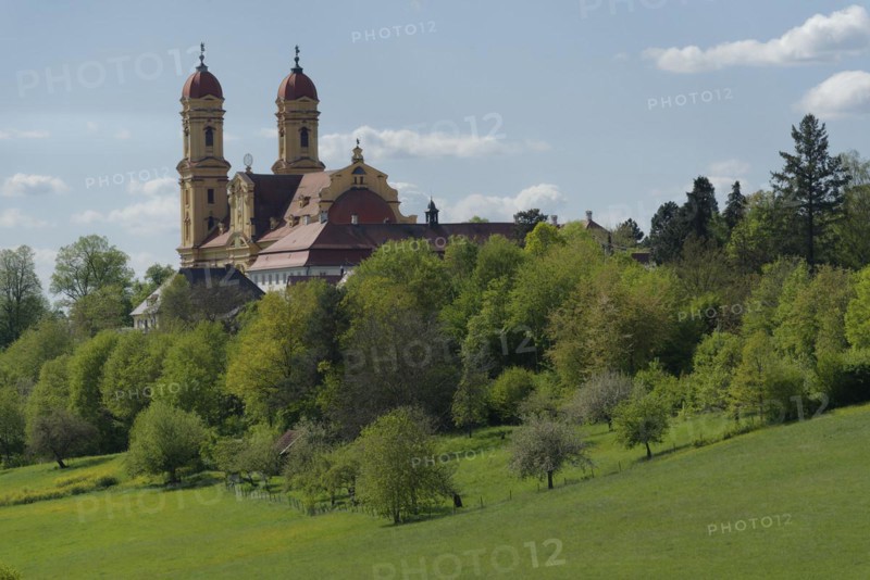 Schoenenbergkirche, pilgrimage church, church, baroque church, church, pilgrimage, pilgrims, religion, faith, Ellwangen an der Jagst, Jagsttal, Ostalbkreis, Schwaebische Ostalb, Germany, Europe