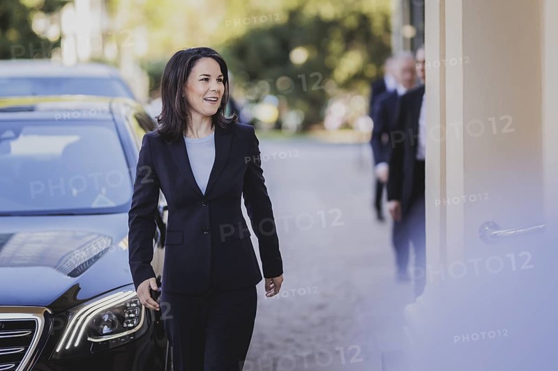 Annalena Baerbock (Alliance 90/The Greens), Federal Foreign Minister, photographed during a joint meeting with Penny Wong (not pictured), Foreign Minister of Australia, in Adelaide, 3 May 2024. Baerbock is travelling to Australia, New Zealand and Fiji for political talks / Photographed on behalf of the Federal Foreign Office
