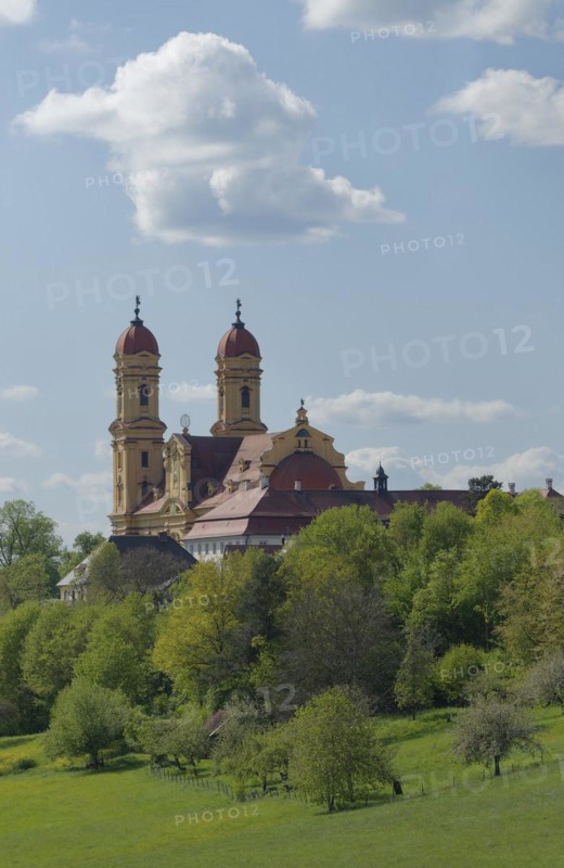 Schoenenbergkirche, pilgrimage church, church, baroque church, church, pilgrimage, pilgrims, religion, faith, Ellwangen an der Jagst, Jagsttal, Ostalbkreis, Schwaebische Ostalb, Germany, Europe