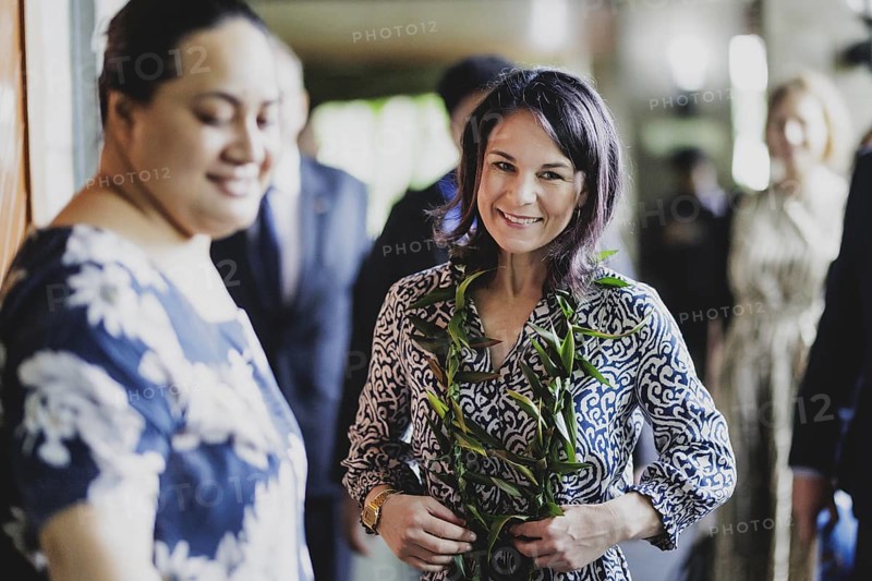 Annalena Baerbock (Buendnis 90/Die Gruenen), Federal Foreign Minister, photographed during a visit to the regional organisation Pacific Islands Forum, in Suva, 06.05.2024. Baerbock travels to Australia, New Zealand and Fiji for political talks / Photographed on behalf of the Federal Foreign Office