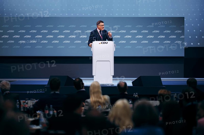 Boris Rhein, Minister-President of Hesse, photographed at the CDU Germany 2024 party conference in Berlin, 6 May 2024