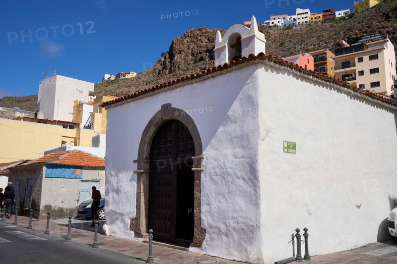 Ermita de San Sebastian, small church in the old town centre of an Sebastian de la Gomera, La Gomera, Canary Islands, Spain, Europe