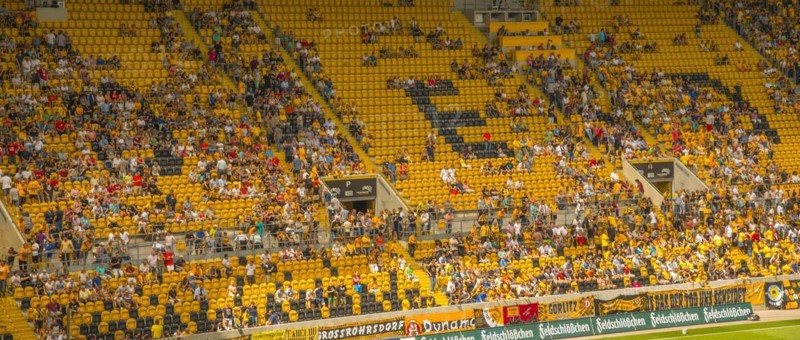 Gluecksgas-Stadion, Dynamo Dresden football stadium, Dresden, Saxony, Germany, Europe