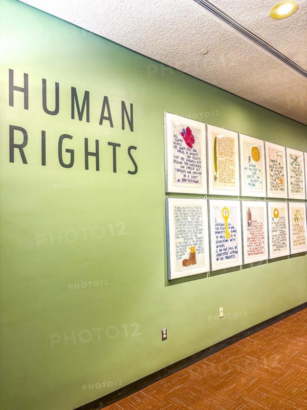 Permanent exhibition on human rights at the UN headquarters in New York