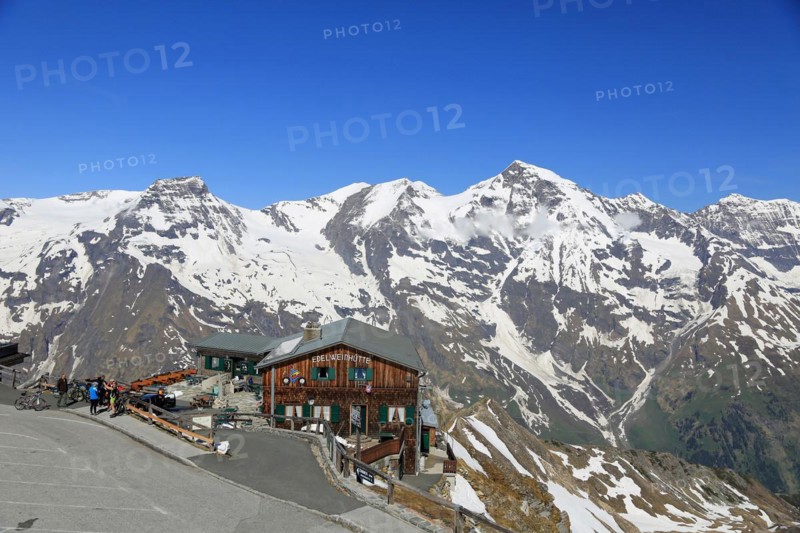 Edelweisshuette, Grossglocknerstrasse, Fusch an der Grossglocknerstrasse, Salzburger Land, Austria, Europe