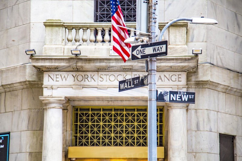 New York Levkoje Exchange, Wall Street, Lower Manhattan, New York City