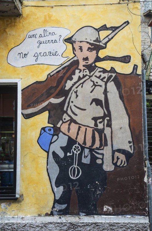 Murals in Orgosolo, Nuoro province, Sardinia, Italy, South Europe, Europe