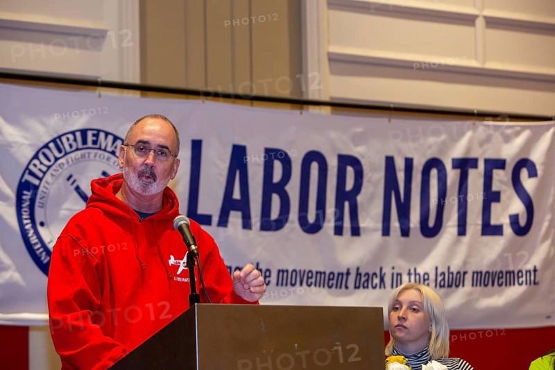 Chicago, Illinois, Shawn Fain, president of the United Auto Workers union, speaks at the conclusion of the 2024 Labor Notes conference. That event brought together 4, 700 union activists who are working to revitalize the labor movement
