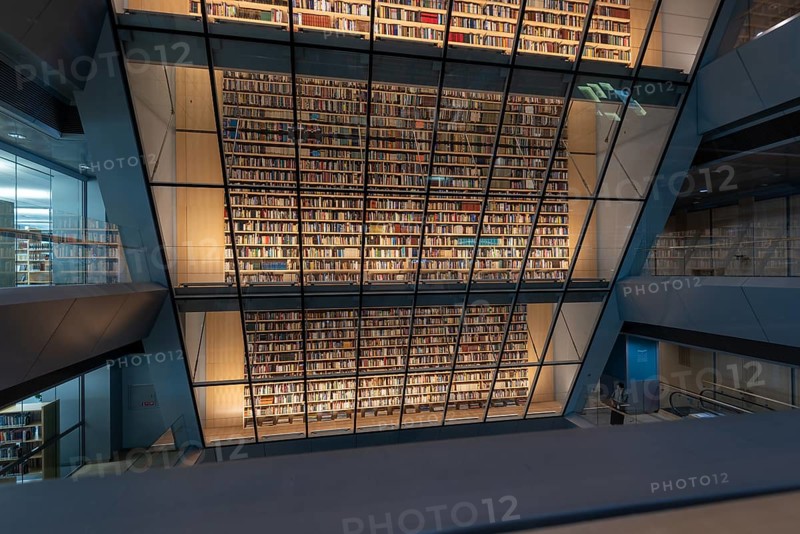 Latvian National Library, also called Gaismas pils (Castle of Light), building designed by Gunars Birkerts, Latvian-born US architect, Riga, Latvia, Europe