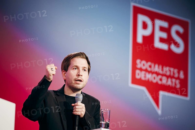 Kevin Kuehnert, Secretary General of the SPD, recorded at the Social Democratic Congress of the SPD and PES with the motto 'We stand together for our Europe' in Berlin, 4 May 2024