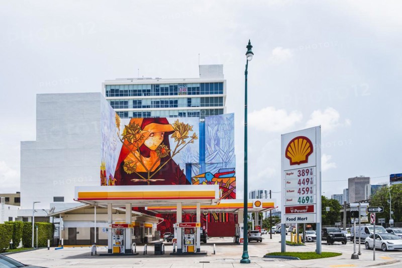 Shell, 401 SW 8th St, Little Havana, Miami, Florida, USA, North America