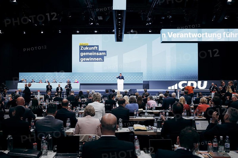 Boris Rhein, Minister-President of Hesse, photographed at the CDU Germany 2024 party conference in Berlin, 6 May 2024