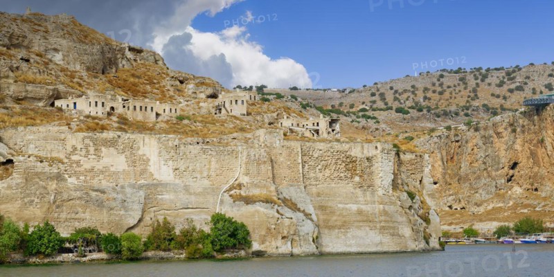 Rumkale roman fortress and the Gran Terras, Halfeti, Turkey, Asia