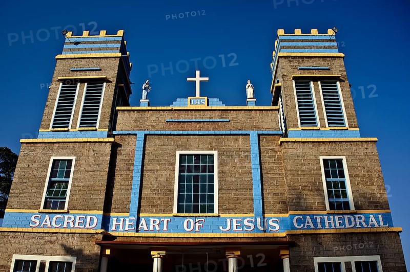 Sacred heart of Jesus cathedral, Muranga, Kenya, Africa
