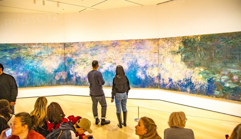 Water Lilies, painting by Claude Monet, Museum of Modern Art MoMa, Midtown Manhattan, New York City