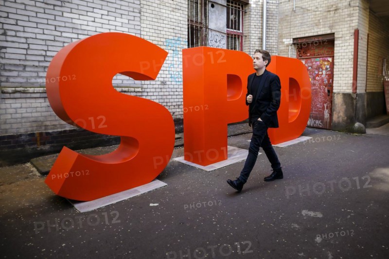 SPD Secretary General Kevin Kuehnert at the presentation of the European election campaign. Berlin, 25.04.2024