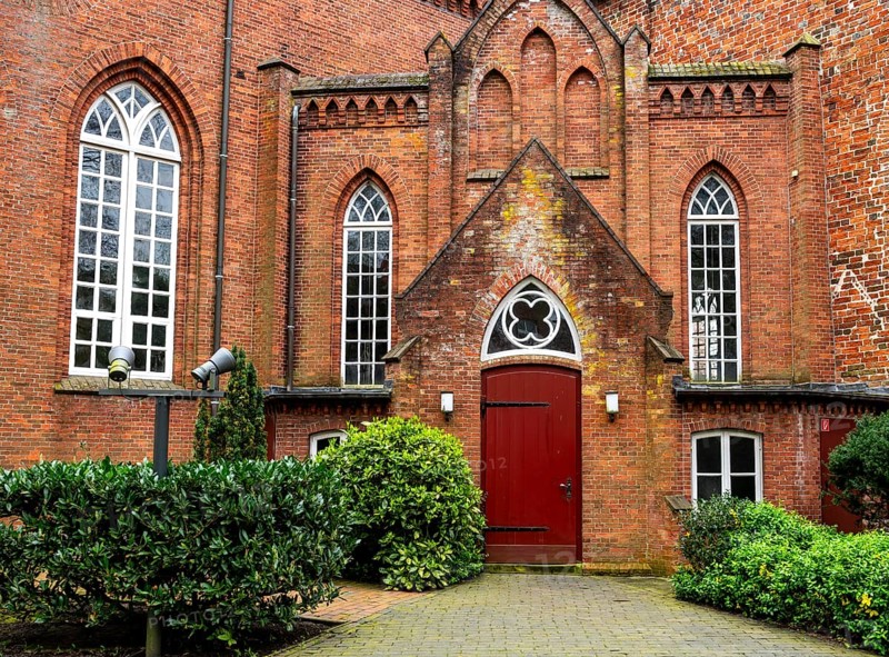 Protestant Reformed St George's Church in the small town of Weener, district of Leer, Rheiderland, East Frisia, Lower Saxony, Germany, Europe
