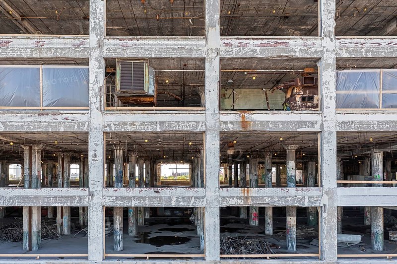 Detroit, Michigan, The abandoned Fisher Body 21 auto factory is being converted to Fisher 21 Lofts, a development of 433 apartments plus commercial space. The building opened in 1919. It was used by General Motors until 1984 and has been vacant since 1993