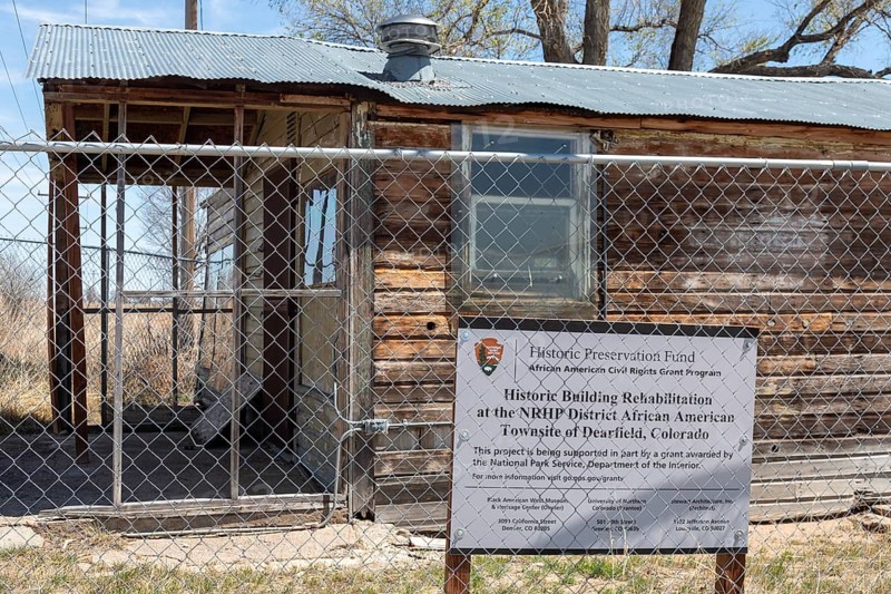 Dearfield, Colorado, The Dearfield Homestead historic town site. About 300 people lived and farmed here around 1915. The town promoted African-American land ownership and economic independence. The site is being considered for inclusion in the National Park Service system