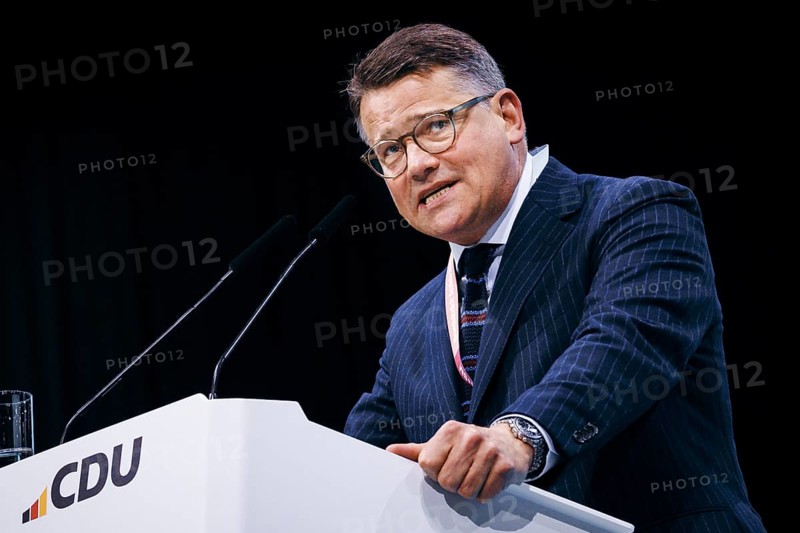Boris Rhein, Minister-President of Hesse, photographed at the CDU Germany 2024 party conference in Berlin, 6 May 2024