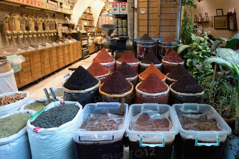 Spice market, Sanliurfa bazaar, Turkey, Asia