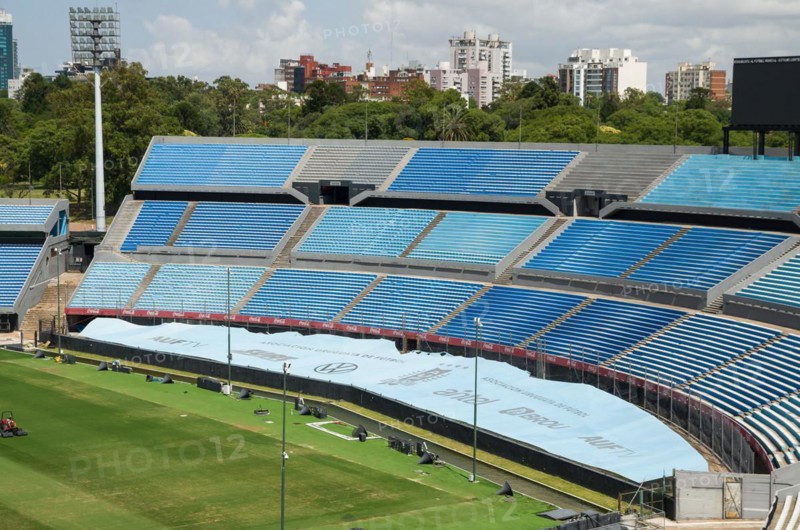 Montevideo, Uruguay, enero 02, 2024: Centenario Stadium in Mondevideo in December 2024, host of the first World Cup, South America