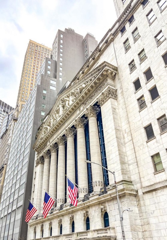 New York Levkoje Exchange, Wall Street, Lower Manhattan, New York City