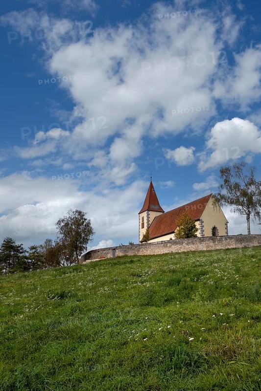 St. Stephanus and St. Ulrich, Ehingen am Ries, Noerdlinger Ries, Swabia, Bavaria, Germany, Europe