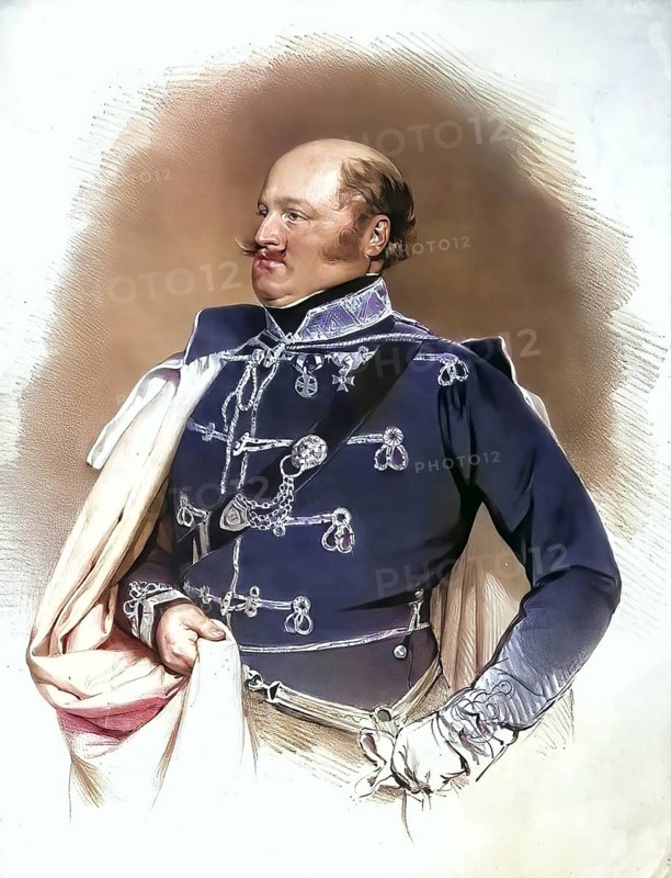 Anton Georg Christoph Count Waldstein (1793-1848), Austro-Hungarian Monarchy, Imperial and Royal Monarchy officer, Historical, digitally restored reproduction from a 19th century original, Record date not stated
