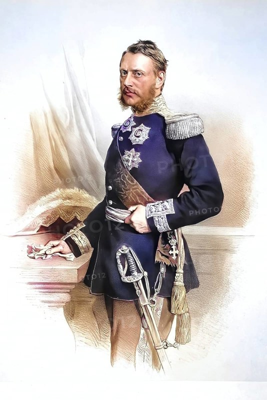 Alexandru Ioan Cuza (20 March 1820, died 15 May 1873 in Heidelberg) was founder and first prince of the Principality of Romania, Historical, digitally restored reproduction from a 19th century original, Record date not stated