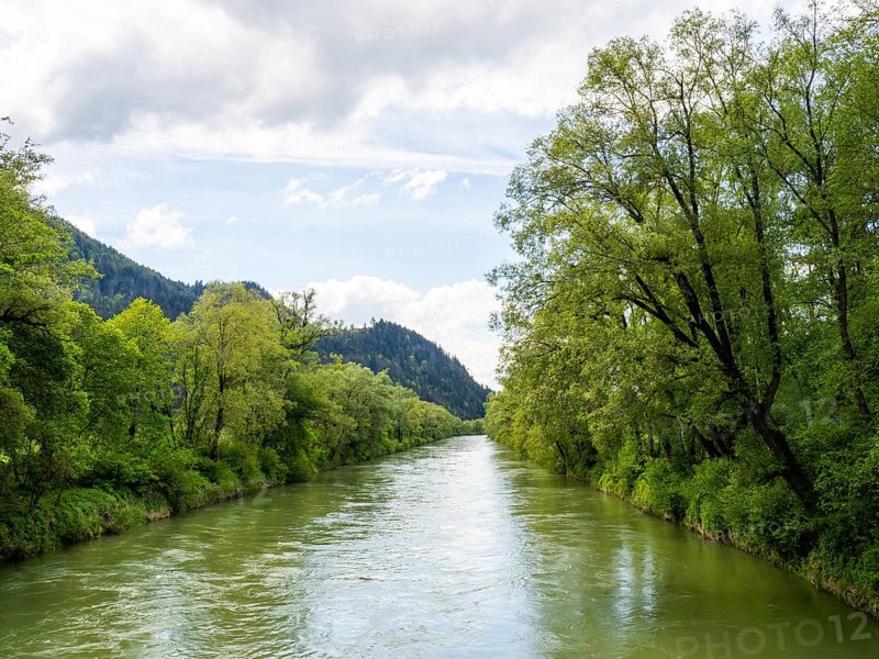 River Enns, near Woerschach, Ennstal, Styria