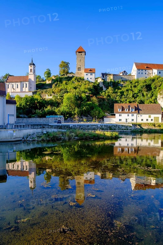 Rechtenstein Castle, Rechtenstein an der Donau, Swabian Alb, Upper Danube, Upper Swabia, Swabia, Baden-Wuerttemberg, Germany, Europe